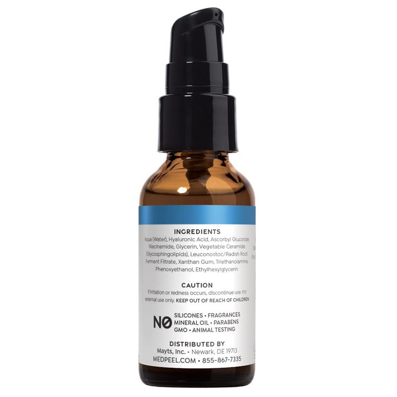 MedPeel HydraPlump Hyaluronic Acid Serum 25 Lightweight Face Serum Deep Hydration for Aging Dry Skin and Healthy Glow 10 fl oz - Image 4
