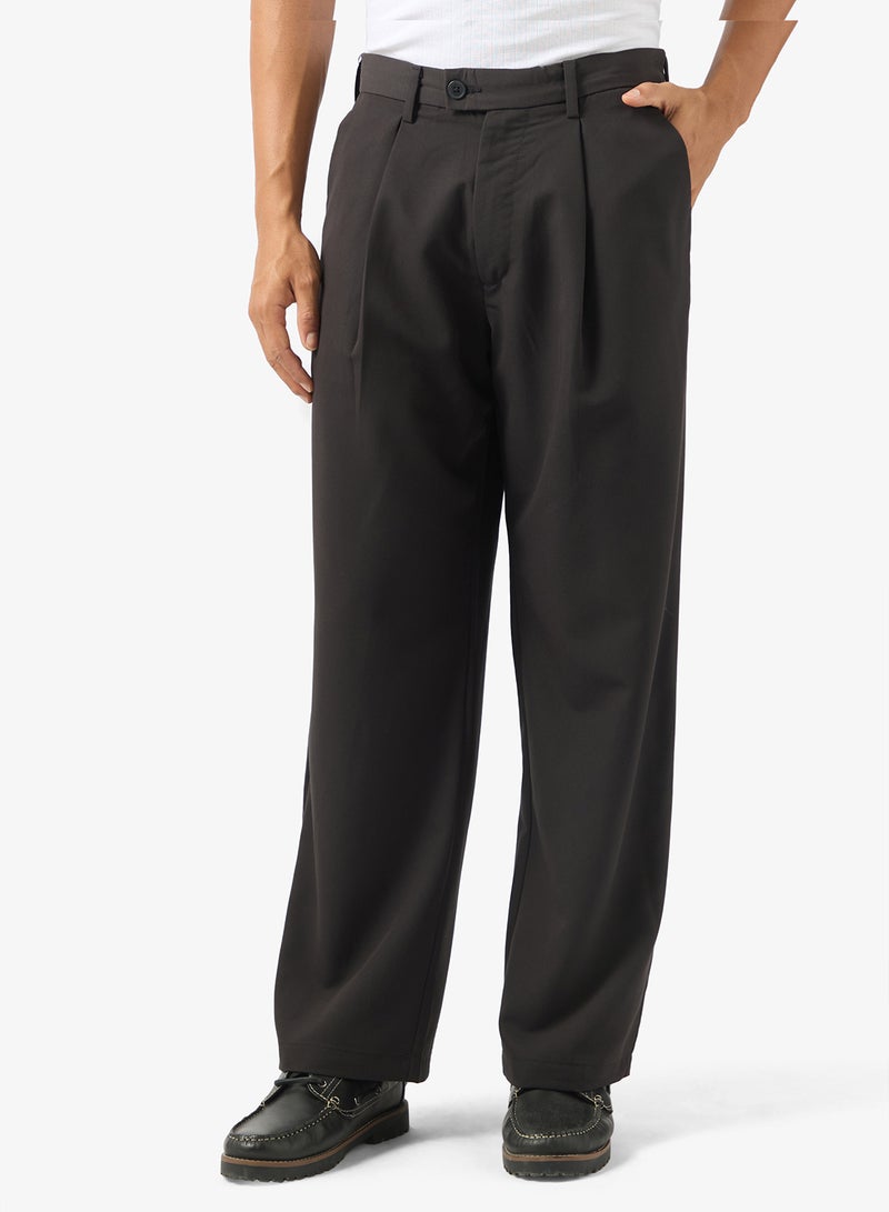JACK & JONES Casual Regular Fit Pleated Pants - Image 1