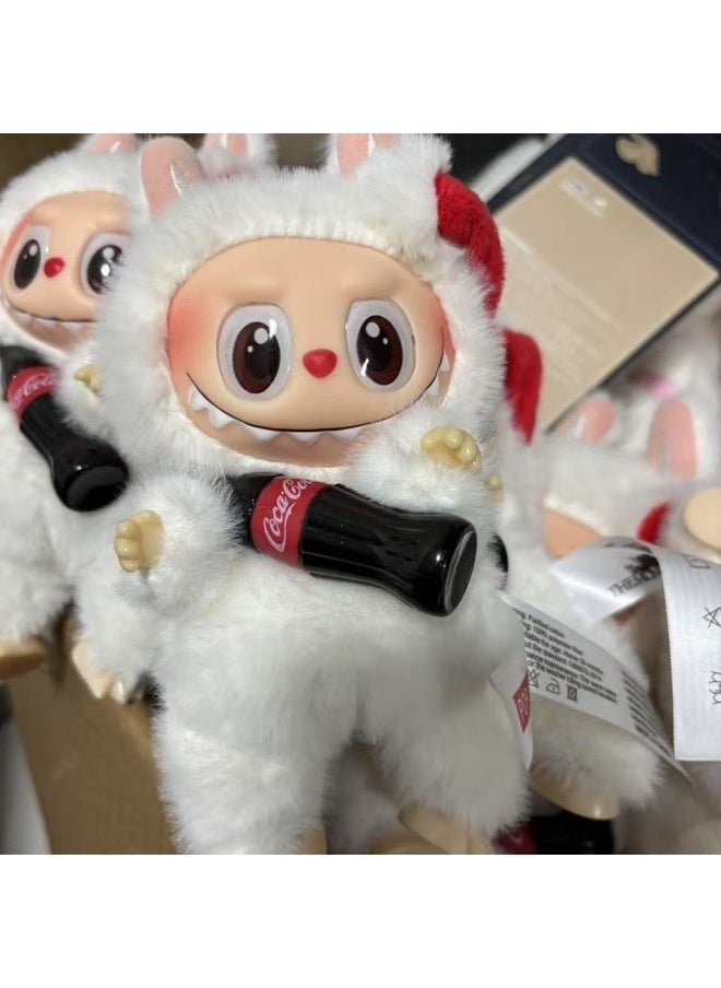 General - Labubu three generations of hand-made macaron bubble mart Coca-Cola labubu vinyl face plush toy - Image 1