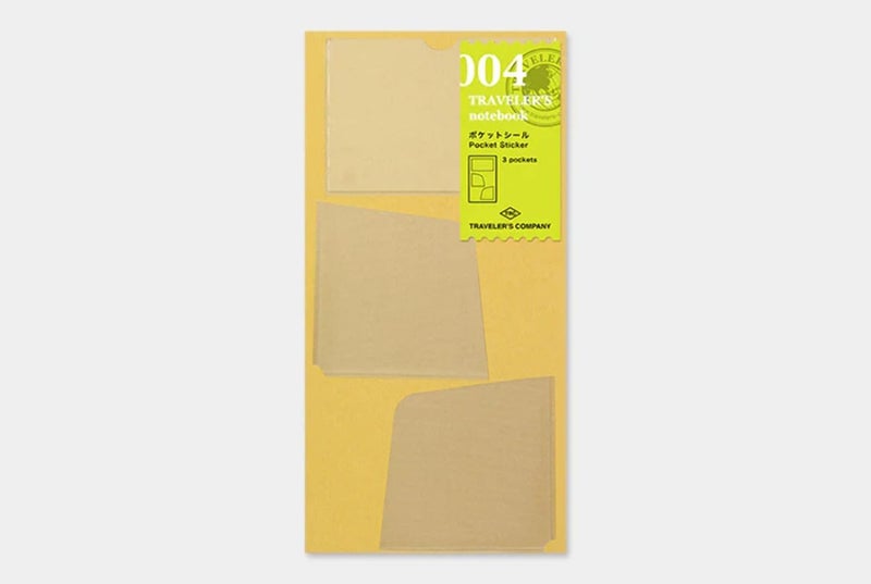 Designphil Midori Traveler's Notebook Refill 004 - Card and Note Holder with 3 Pockets - Image 1