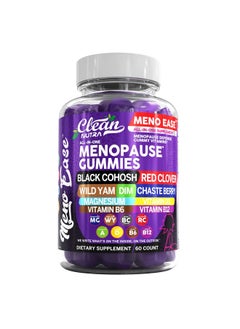 Clean Nutraceuticals Menopause Supplement for Women Gummies with Black Cohosh, Wild Yam, DIM, Magnesium, Red Clover Chasteberry for Hormone Balance Relief Night Sweats Mood Plus Bergamot, Vitamin D3, Vitamin B6 B12  - Image 1