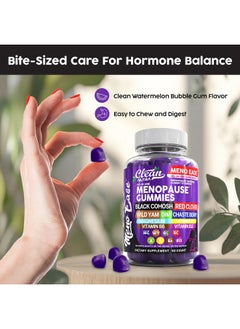 Clean Nutraceuticals Menopause Supplement for Women Gummies with Black Cohosh, Wild Yam, DIM, Magnesium, Red Clover Chasteberry for Hormone Balance Relief Night Sweats Mood Plus Bergamot, Vitamin D3, Vitamin B6 B12  - Image 4