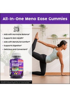 Clean Nutraceuticals Menopause Supplement for Women Gummies with Black Cohosh, Wild Yam, DIM, Magnesium, Red Clover Chasteberry for Hormone Balance Relief Night Sweats Mood Plus Bergamot, Vitamin D3, Vitamin B6 B12  - Image 5