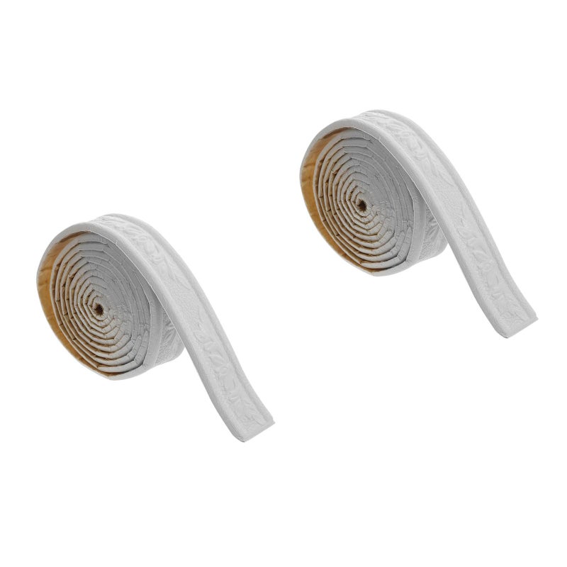2 Rolls Wallpaper Border Wall Trim Skirting Border Foams Edging Strip Self Adhesive Wall Decal - Image 2