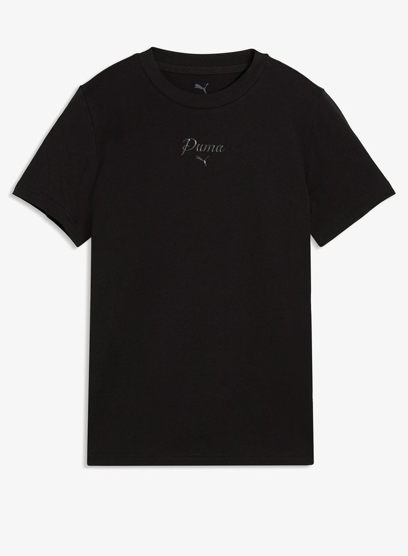 PUMA Youth Essential Script T-Shirt - Image 1