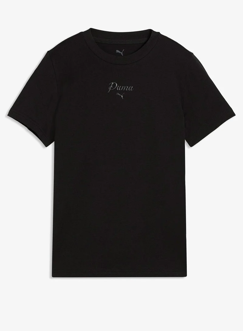 PUMA Youth Essential Script T-Shirt