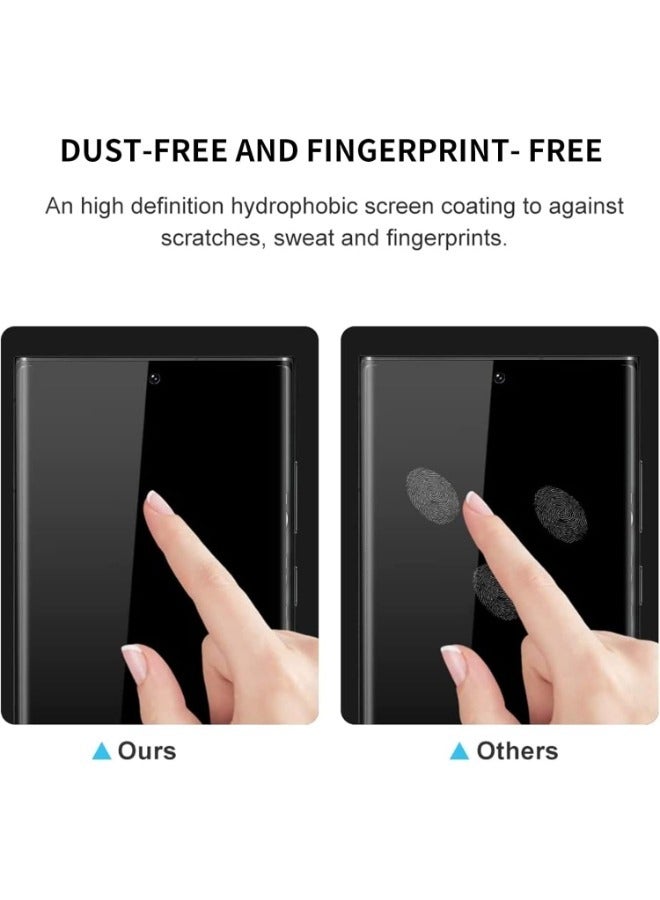 Glass Guard screen protector for Samsung Galaxy S24 Ultra with full coverage from edge to edge (matte, anti-dust, anti-fingerprint) - Image 4