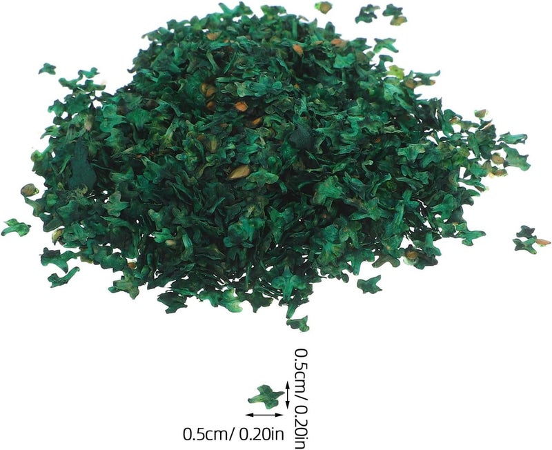 Realistic Miniature Leaves DIY Model Railway Scenery, Fall Colored Leaf Bag Filler Set for Fairy Garden Crafts, and Yellow for Diorama Layout - Image 2
