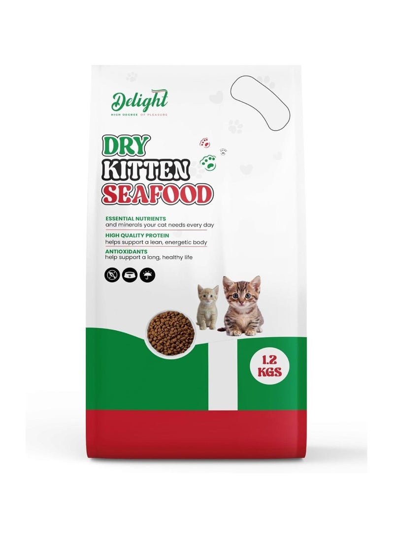 Delight Dry Kitten Sea Food - Image 1