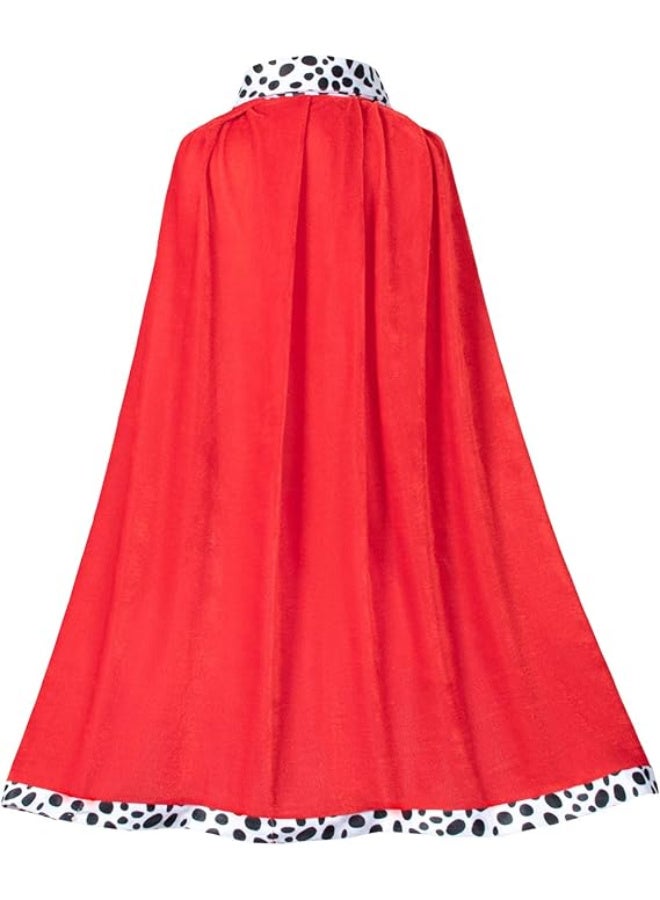 HI-FINE 3 Pcs Halloween Prince Costume for Kids King Crown Robe and Scepter Prince Costume for Boys King Cosplay - Image 4