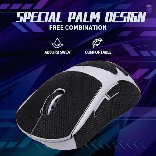 TALONGAMES Mouse Anti Slip Grip Tape Compatible with Logitech G PRO X Superlight 2 DEX Wireless Gaming Mouse, Palm Sweat Absorption, Thin 0.5mm, Cut to Fit, Easy to Apply, Mouse Skin - Image 3