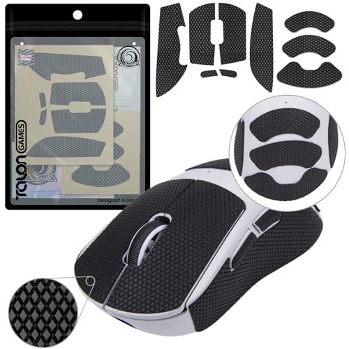 TALONGAMES Mouse Anti Slip Grip Tape Compatible with Logitech G PRO X Superlight 2 DEX Wireless Gaming Mouse, Palm Sweat Absorption, Thin 0.5mm, Cut to Fit, Easy to Apply, Mouse Skin - Image 1