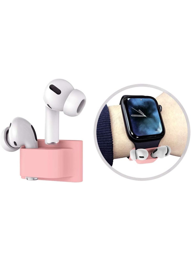 AirPods Watch Band Holder - Compatible with AirPods Pro, AirPods 2, and AirPods 1 - Pink  - Image 1