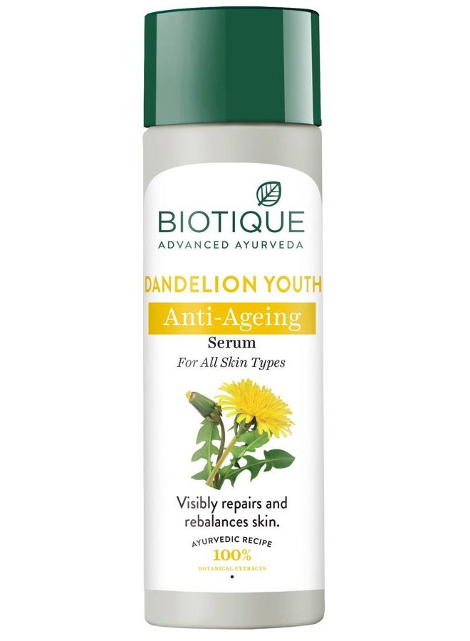 Biotique Bio Dandelion Visibly Ageless Serum, 190Ml - Image 1