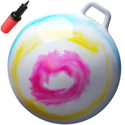 WALIKI Hopper Ball for Adults  29Inch Hippity Hop Ball  Jumping  Hopping Ball for Mom Dad Grandparents and Fun Races  TieDye - Image 1