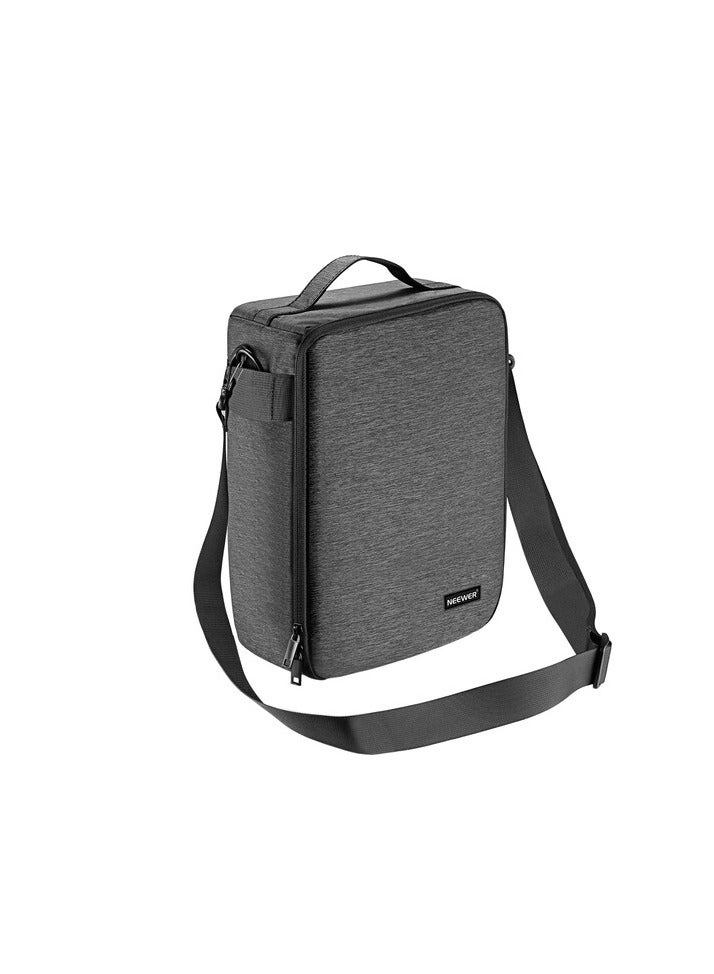 Neewer Neewer NW140S Waterproof Camera Case – Soft Padded Bag (22x15x32 cm) for Canon/Nikon/Sony DSLR, Fits 4 Lenses, Flash & Accessories - Image 1