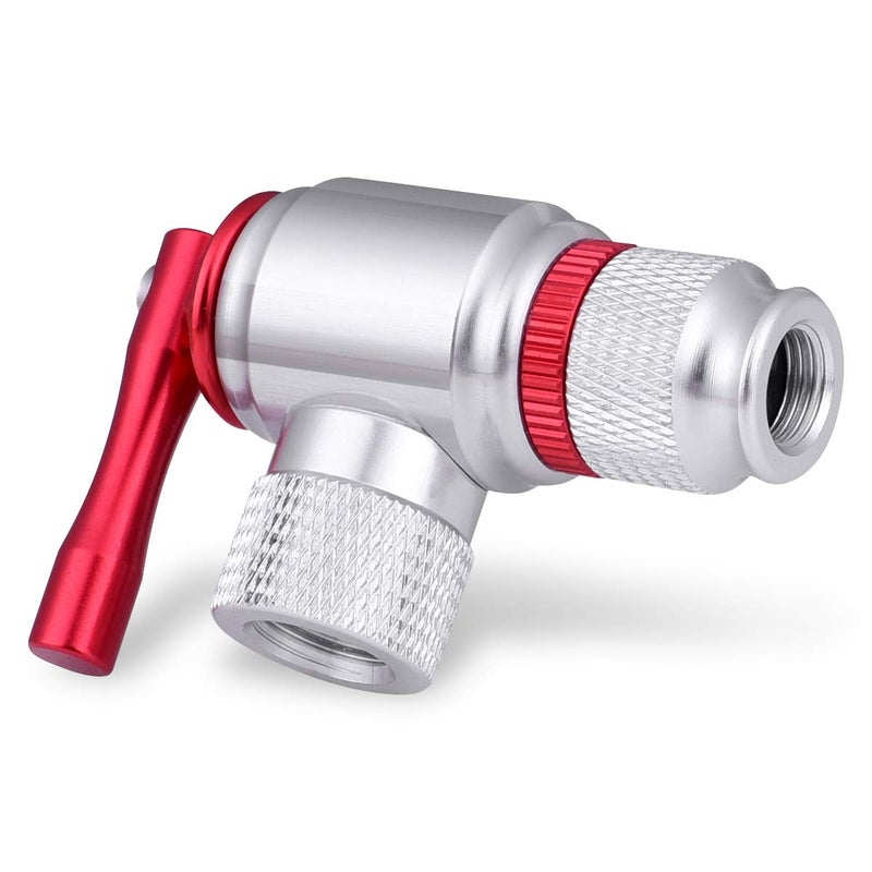 COTOUXKER CO2 Bike Tire Inflator, Quick & Easy Presta and Schrader Valve Compatible Bicycle Pump for Road and Mountain Bikes Include Sleeve and No CO2 Cartridges - Image 1