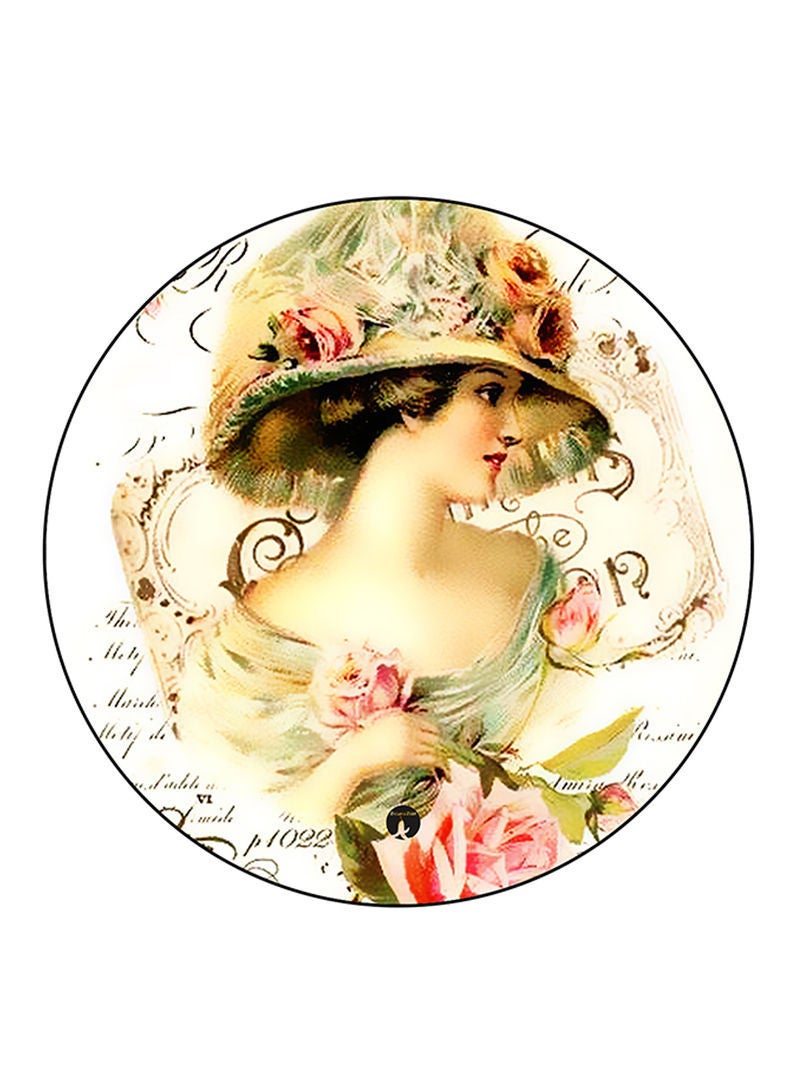 RKN Vintage Art Printed Large Pin Multicolour - Image 2
