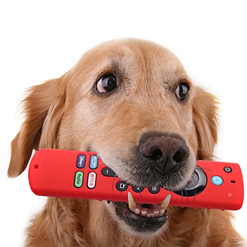 AKSHFETH Silicone Cover for Fire TV Stick 4K Max 2nd/ Insignia/Toshiba Remote Cover Shockproof Protective Case for Omni Series and TV 4-Series Remote with Lanyard(Black) - Image 4