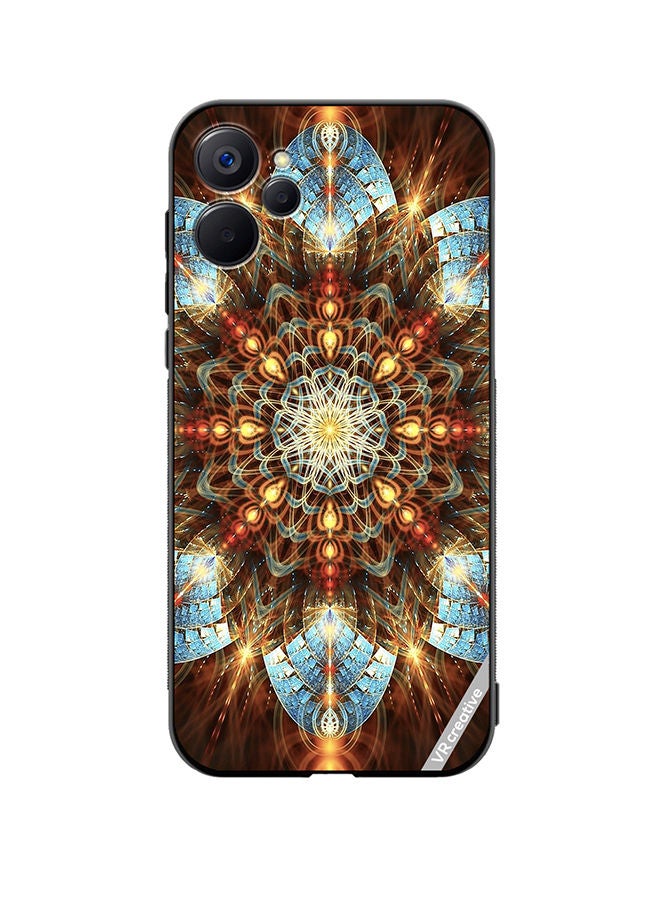 VR CREATIVE Protective Case Cover For Realme 9i 5G Mandala Design Multicolour - Image 1