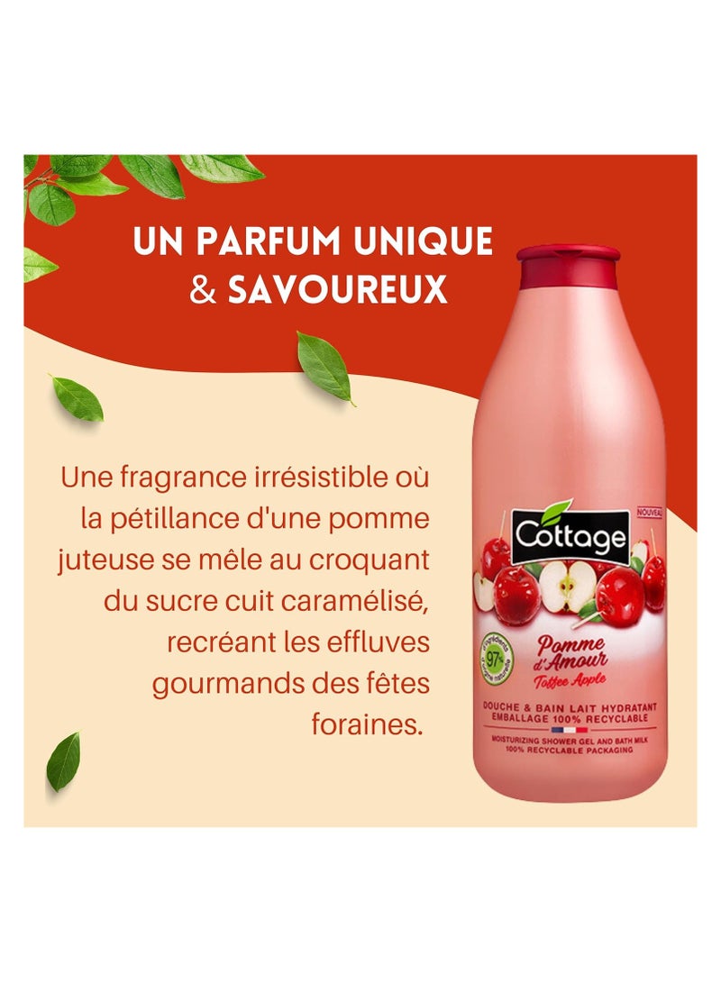 Cottage Moisturizing Shower Gel 750 ml, Caramelized Apple - Image 3