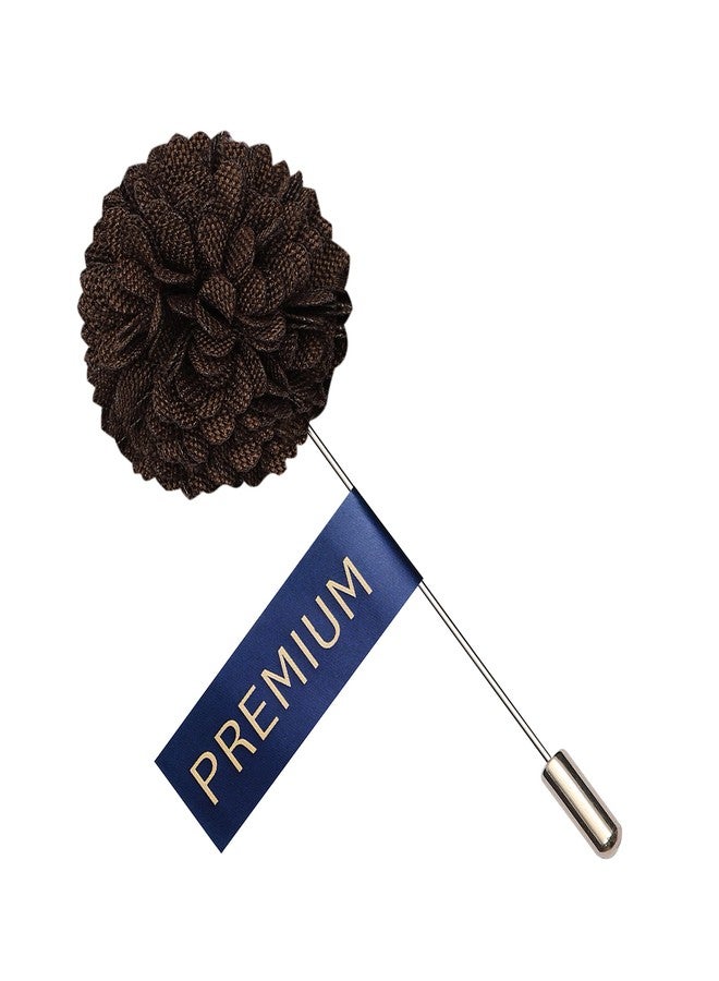 Peluche Alluring Brown Brooch/Lapel Pin For Men - Image 3