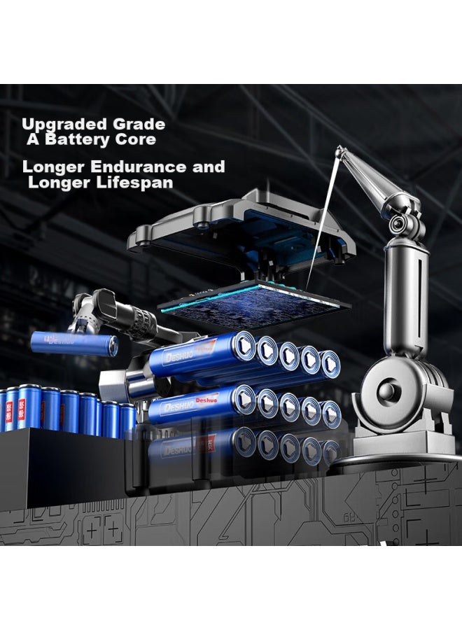 Deshuo Lithium Battery Electric Wrench, High Torque, Rechargeable Impact Wrench, Tire Removal, Scaffolding, Socket, Pneumatic Impact Wrench - Image 4