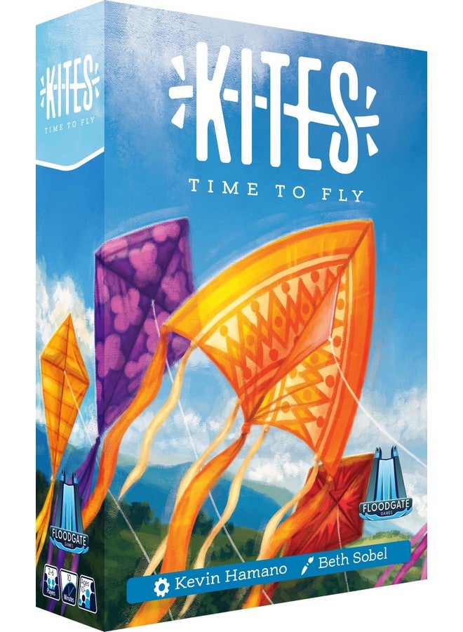 Floodgate Games Kites Time To Fly! Fun Family Games For Adults Teens & Kids Fun Quick Party Games 10 Minutes Ages 10 And Up For 2 To 6 Players Easy To Learn  - Image 1