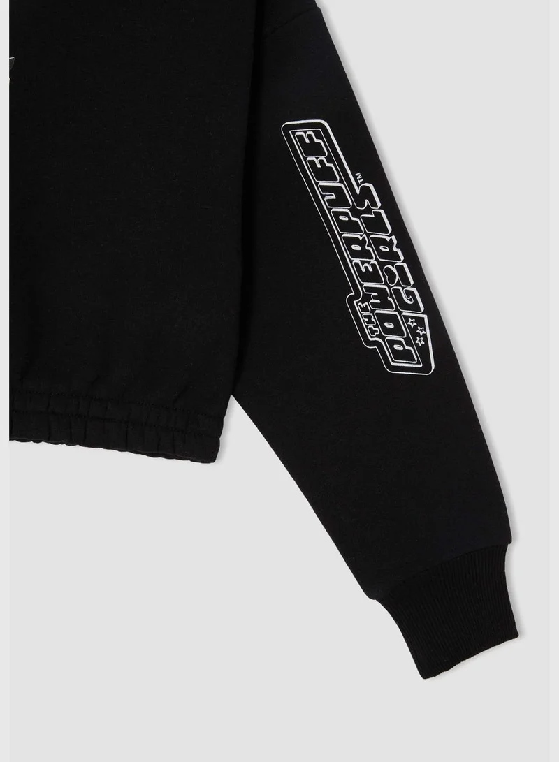 DeFacto Powerpuff Girls Licenced Long Sleeve Crop Sweatshirt