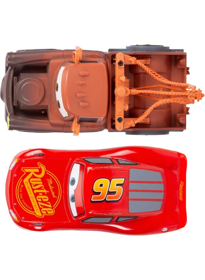 Jada RC Cars – Lightning McQueen + Mater Twin Pack (1:32 Scale) - Image 2
