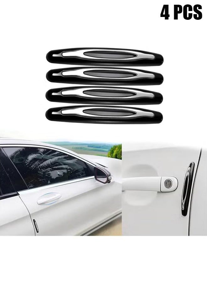 HY 4 Pack Car Door Protector Strips, Car Side Door Edge Guards Car Bumper Protector Black Scratch Guard for Car Sedans Truck - Image 1