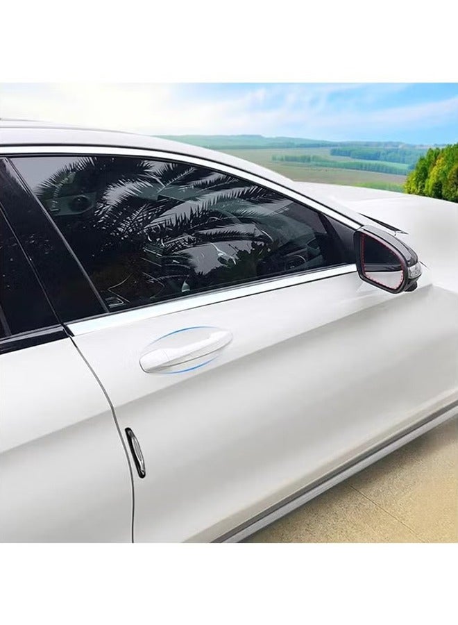 HY 4 Pack Car Door Protector Strips, Car Side Door Edge Guards Car Bumper Protector Black Scratch Guard for Car Sedans Truck - Image 3