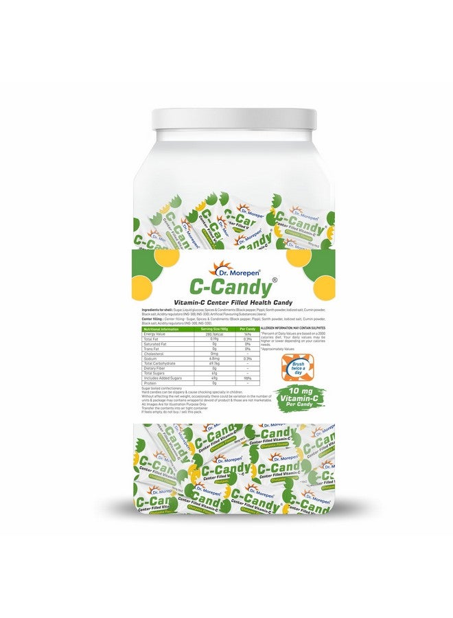 Dr. Morepen Vitamin C-Candy 10mg Vit.c per candy tastey and healthier Chatpata Flavored 250 Count - Image 2