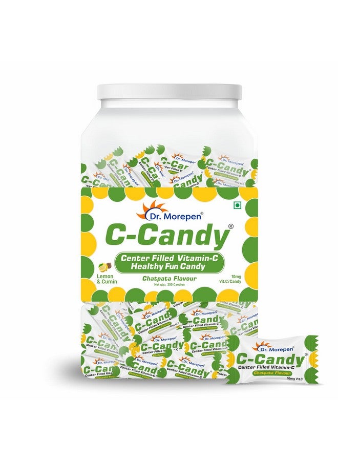 Dr. Morepen Vitamin C-Candy 10mg Vit.c per candy tastey and healthier Chatpata Flavored 250 Count - Image 1