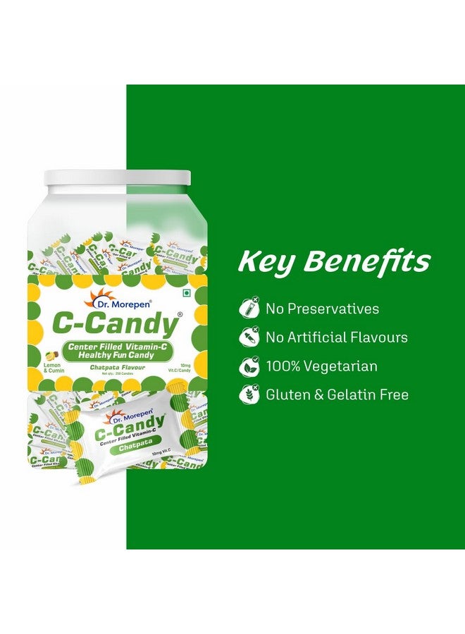 Dr. Morepen Vitamin C-Candy 10mg Vit.c per candy tastey and healthier Chatpata Flavored 250 Count - Image 5