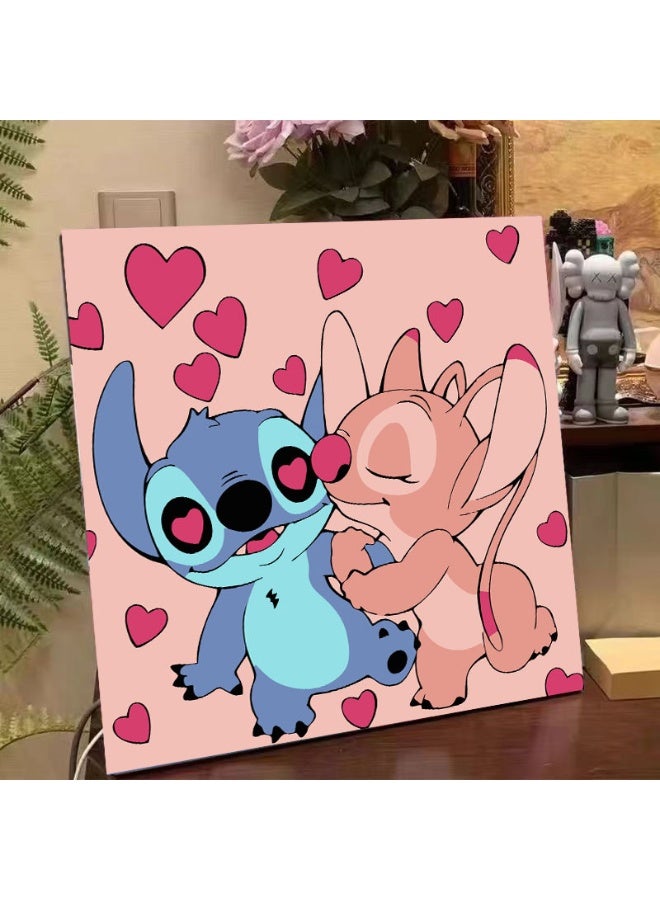 Anna DIY Cartoon Anime Hand-Painted Colorful Decorative Oil Painting Craft - Image 1