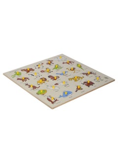 Skillofun Skillofun Wooden Animal Alphabet Tray, Learn Through Play, Self-Corrective Puzzle for Kids, Enhance Cognitive Skills, Hand-Eye Coordination, Dexterity, Eco-Friendly, Non-Toxic.  - Image 5