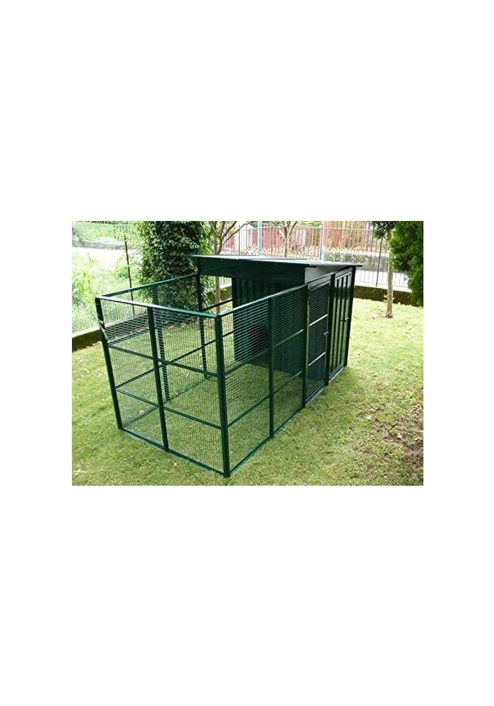 AQ AQSON سياج حديقة AQSON من شبكة ملحومة PVC - 1/2 بوصة × 1/2 بوصة، 1.2م × 15م (10 كجم) - Image 5