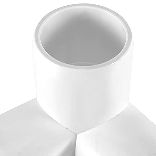 ZOENHOU 20 Pack 1 Inch 4 Way PVC Fittings Corner Cross Elbow 90 Degree, SCH40 Elbow PVC Fitting - Image 3