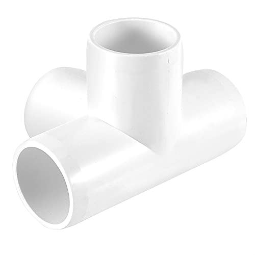 ZOENHOU 20 Pack 1 Inch 4 Way PVC Fittings Corner Cross Elbow 90 Degree, SCH40 Elbow PVC Fitting - Image 4