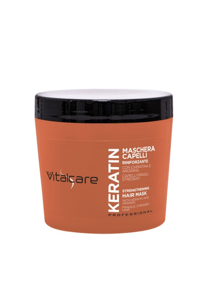 فيتالكير قناع تقوية الشعر من فيتال كير بالكيراتين والأرجينين للشعر الهش والمجهد ٥٠٠ مل