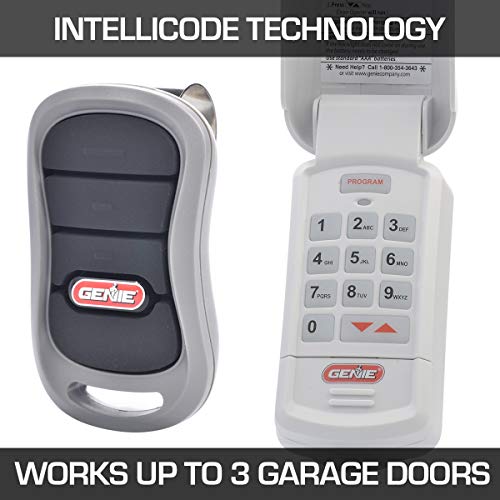 Genie Genuine Accessories Bundle - Combo Pack 3-Button Garage Door Opener Remote and Wireless Keypad - Works on Genie Intellicode Garage Door Openers - Model G3T-R, and GK-R - Image 2