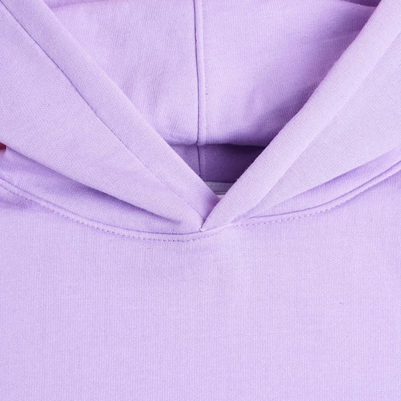 Nusyl Girl's Unicorn & Astronaut Printed Hoodies |Skin Friendly Full Sleeve Sweatshirt |Pullover Hooded Neck Sweatshirt |Girls Winter Hoodie Sweatshirts | Lilac - Image 4