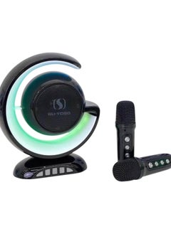 Portable Bluetooth Speakers With Two Wireless Microphone Outdoor Speaker For parties