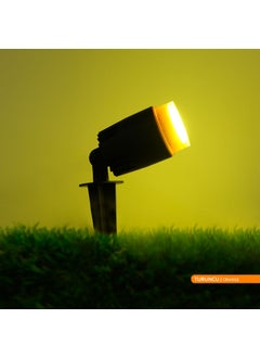 ACK Orange Color PC Staked Grass Fixture with GU10 Socket  - Image 1