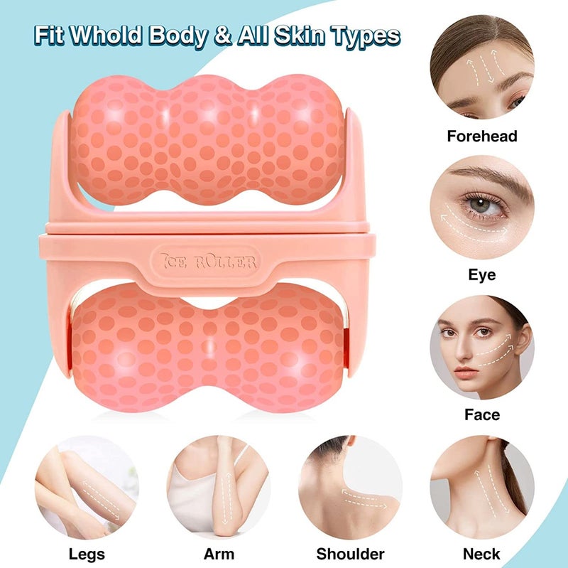 Calyrex Ice Roller for Face and Eyes Facial Skin Care Tools with 2 Roller and Carry Case to Reduce Puffiness and Relief Migraine Pain Women Gift - Image 2