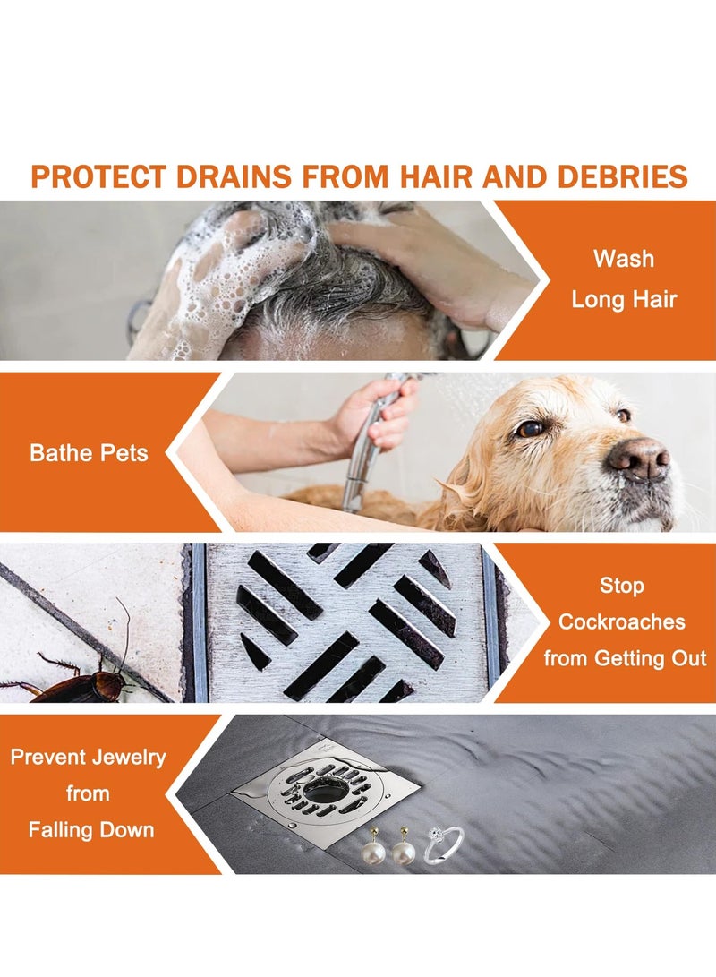 50 PCS Floor Sewage Sticker,Disposable Drainage Convenient Collector, Anti-Blocking Anti-Insect Filter Debris Paste Fiber Sticker, Sewage Filter Screen, Bathroom, Laundry, Bathtub, Kitchen, Sink - Image 3