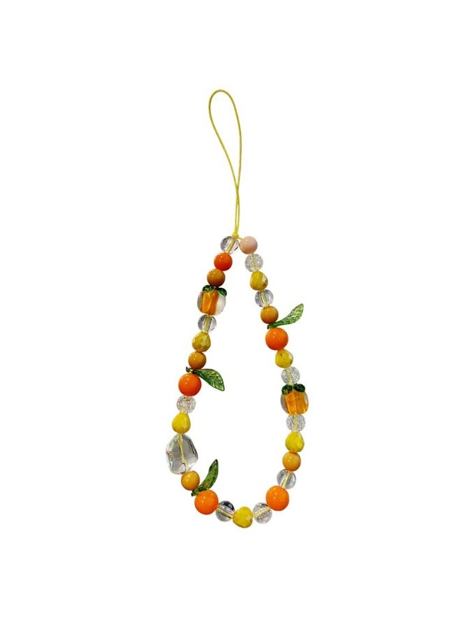 NIBEMINENT Phone Charm/ Chain Strap for Women Girls,Wishful Fruit Cell Phone Case Lanyard Wrist Strap