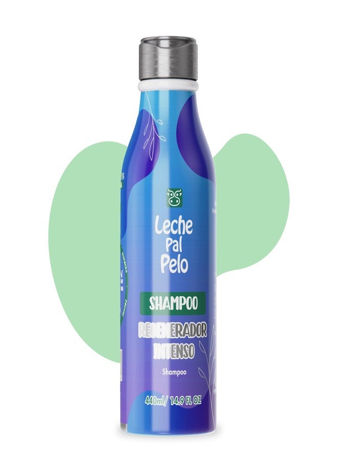 Leche Pal Pelo Intense Regenerating Shampoo, 14.9 fl oz, For Dry, Damaged Hair | Amino Acid Formula for Strength and Softness - Image 1