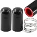 TuoLauthon 2Pcs High Temperature 4Ply Reinforced Silicone Hose Cap ID 78 Inch22mm Hose End Plug For Turbo Bypass ValveFix LeakThrottle Body Water PortHeater CoreCoolant Heater Vacuum Water Port - Image 2